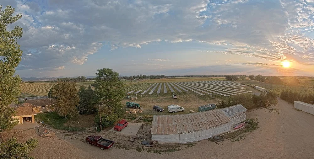 Cómo la energía solar salvó a una granja en apuros en EEUU